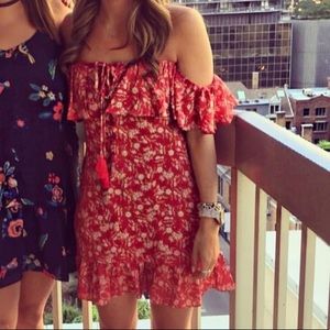 Ale by Alessandra off the shoulder dress